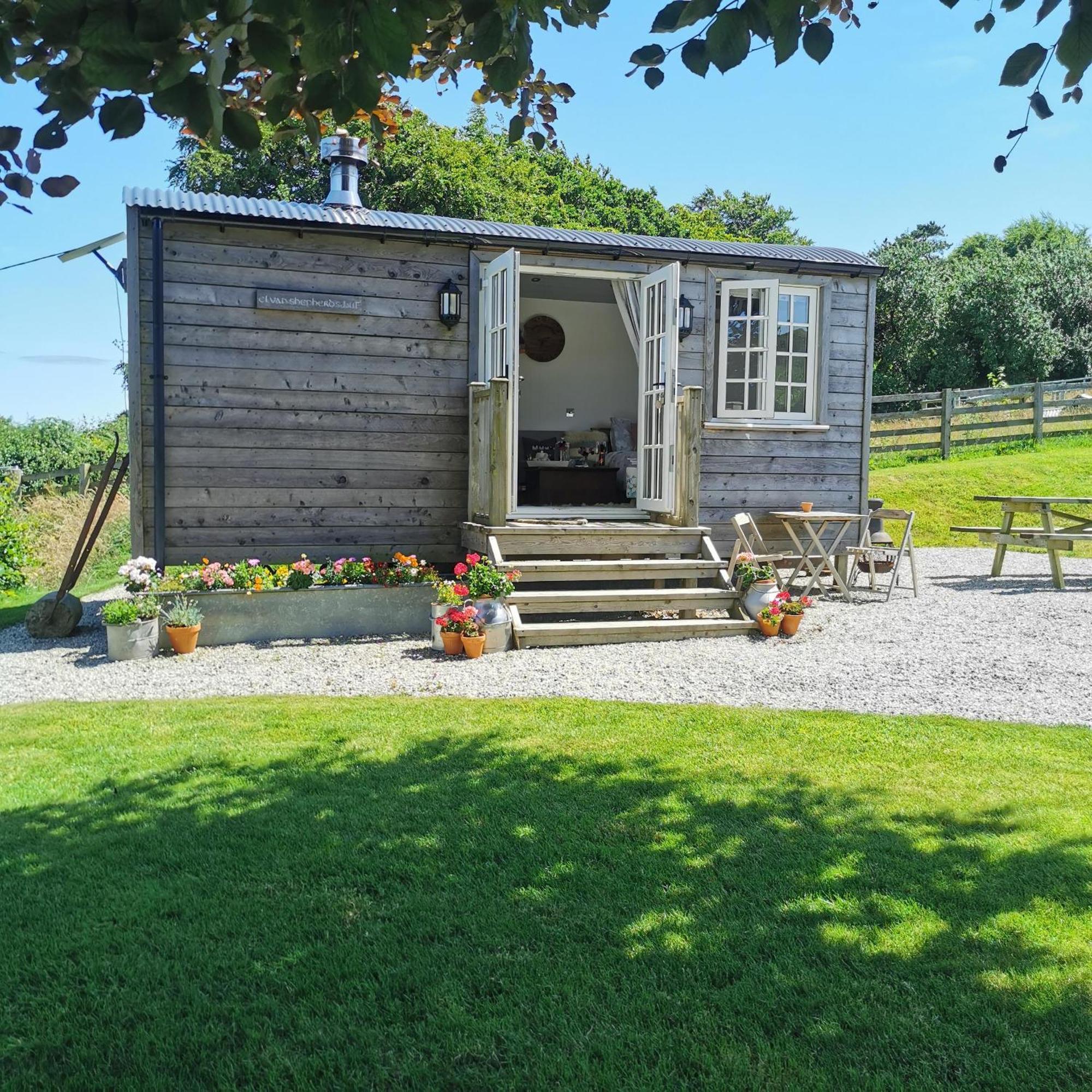 Elvan Farm Shepherd'S Hut Villa Exeter Eksteriør bilde